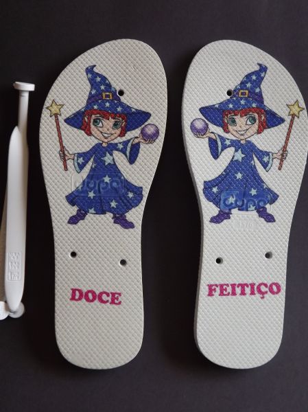 Chinelo Personalizado 35/36 modelo doce feitiço