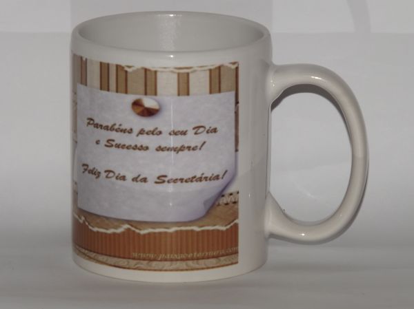 Caneca dia da secretária