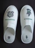 Pantufa branca GG modelo Figuerense